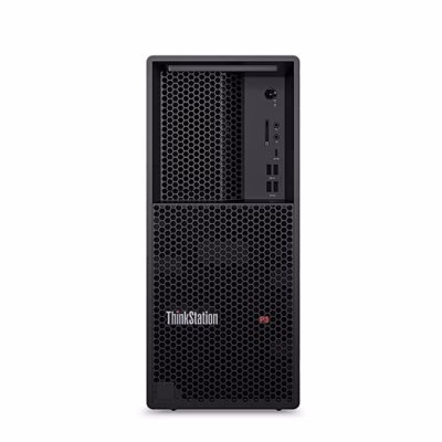 Lauaarvuti Lenovo ThinkStation P3 G2 esipaneel pistikute ja õhuavadega