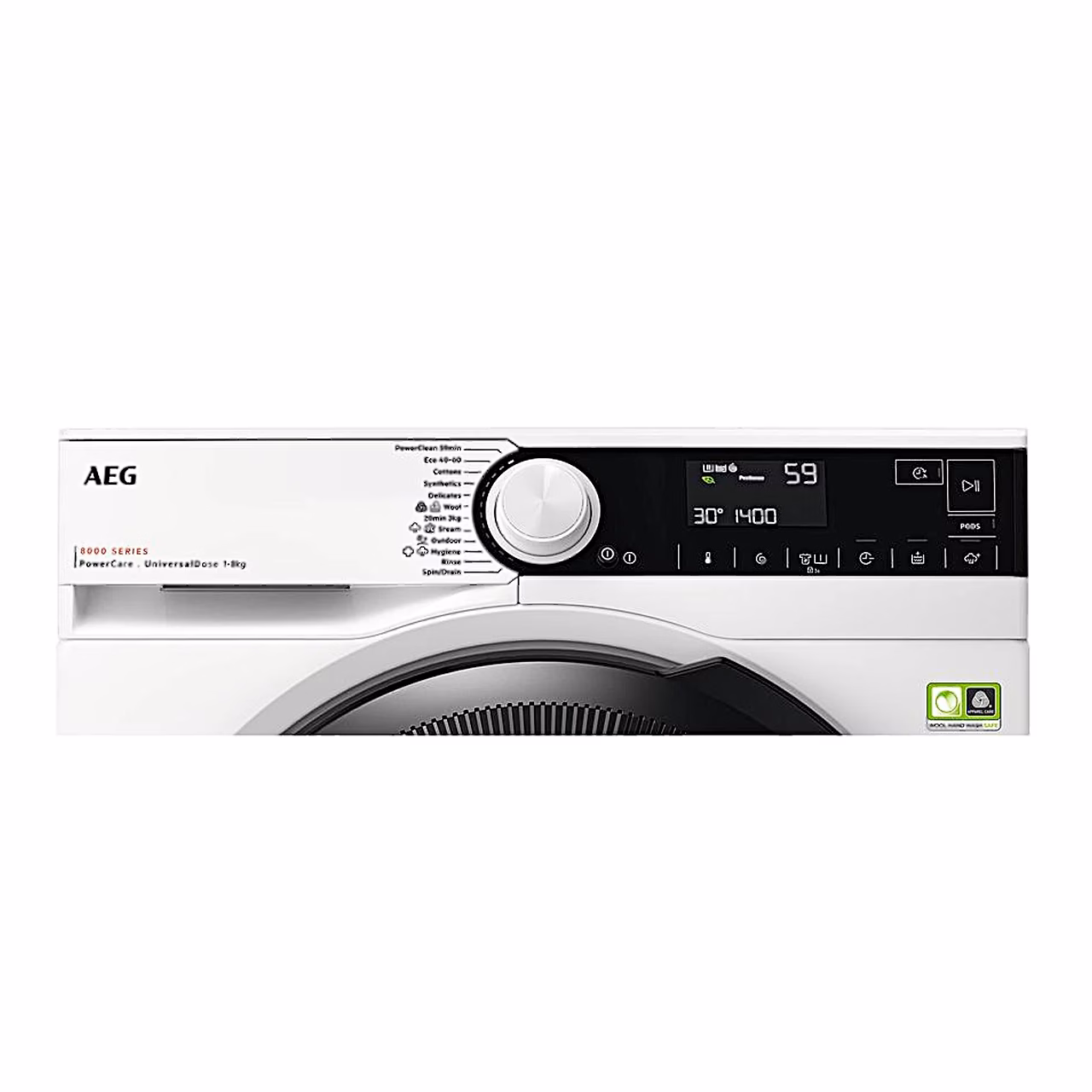 Eraldiseisev pesumasin AEG LFR83844VE, 8 kg, 1400 p/min, energiaklass A (2)