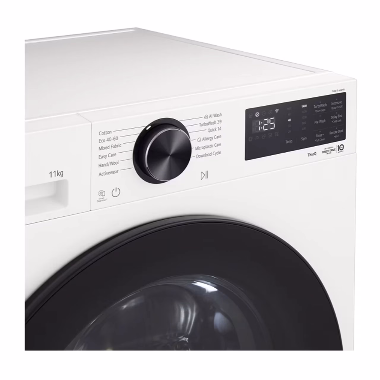 LG F4X5011TWB pesumasin 11 kg A klass, aur, WiFi