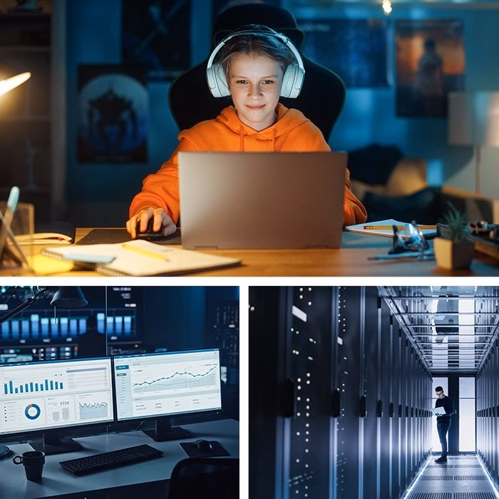 Varutoiteallikas Qoltec Monolith 53770 kasutusnäited kodus, kontoris ja serveriruumis