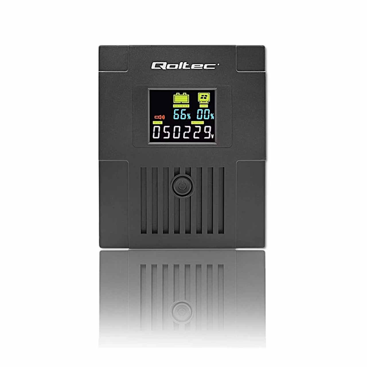 UPS Qoltec Monolith 53770 otse eest peegelduva pinnaga