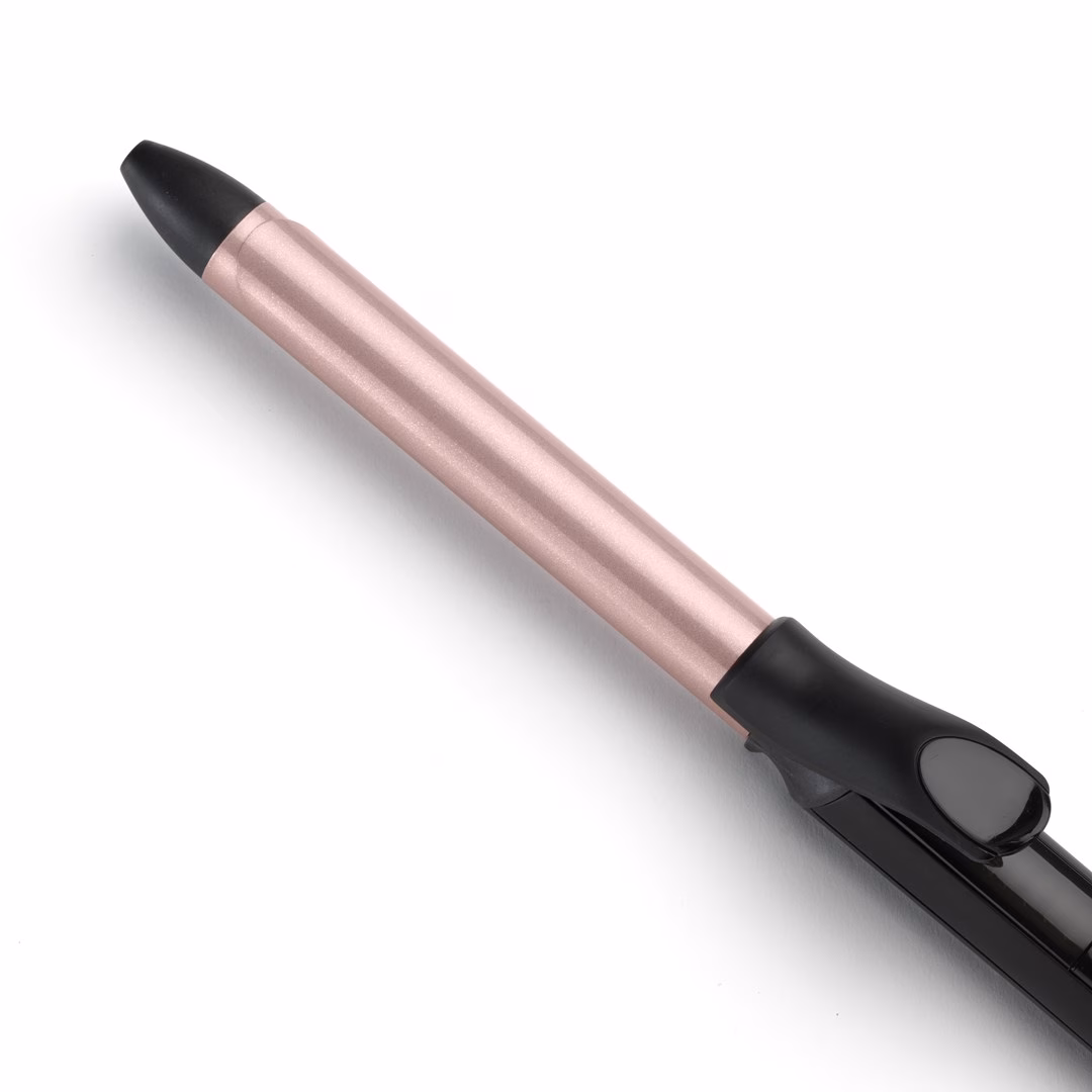 Lokitangide BaByliss C450E roosa toru ja klambri hoob lähivaates