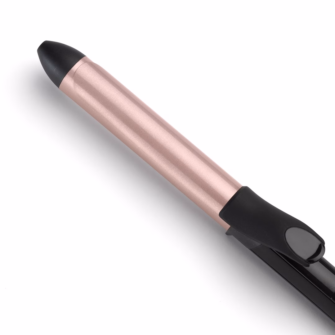 Lokitangide BaByliss C451E roosa toru ja klambri hoob lähivaates