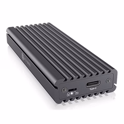 Icy Box IB-1817M-C31 kettakorpus, otsas USB-C-port ja kirjutuskaitse lüliti