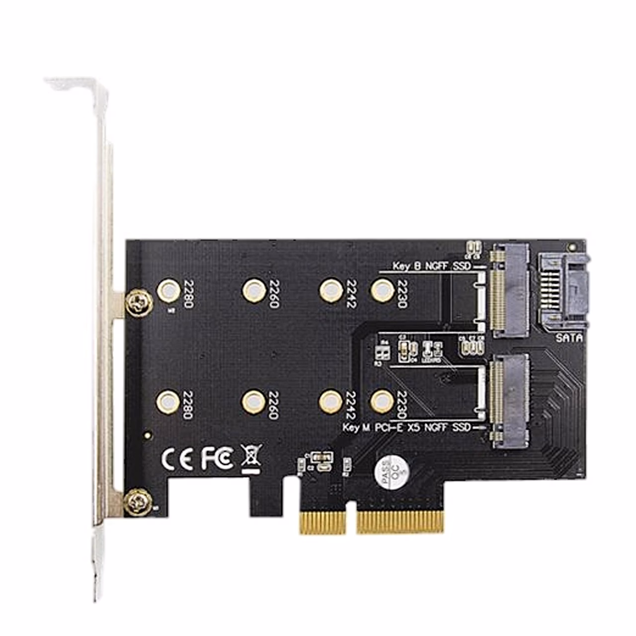 Digitus DS-33170 otsevaates, M-võtmega ja B-võtmega pesa ning SATA-pistik