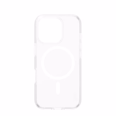 MagSafe-toega läbipaistev telefoniümbris CARE by PanzerGlass Flagship, iPhone 16 Pro, valge