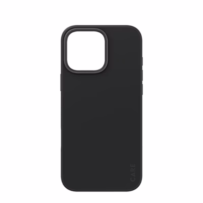 CARE Fashionable ümbris iPhone 16 Pro Maxile, must tagakülg ja kaameraava