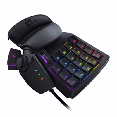Mänguklahvistik Razer Tartarus V2 valgustatud klahvide ja peopesatoega