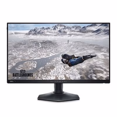Dell Alienware AW2524HF mängumonitor eestvaates alusega