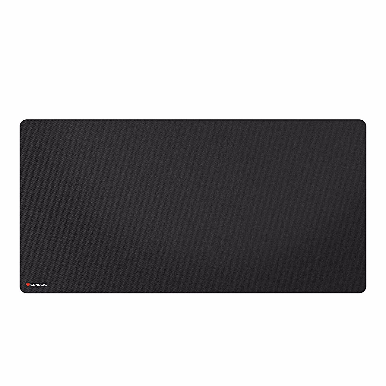 Must mänguri hiirematt Genesis Carbon 500 Hyper Logo ülaltvaates