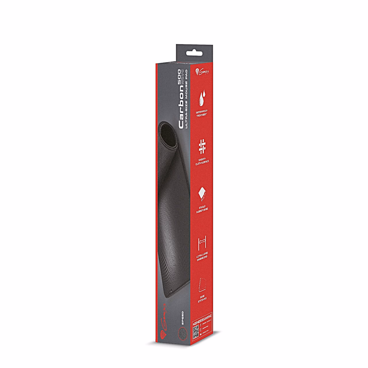 Genesis Carbon 500 Ultra Wave pakendikarp külje pealt nurga alt