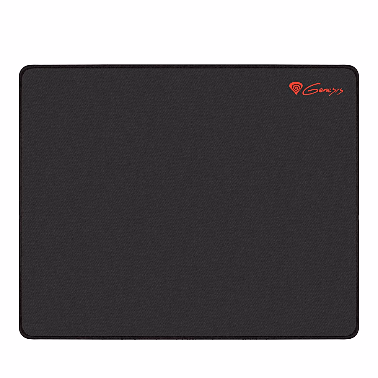 Genesis Carbon 500 XL Logo must mousepad õmmeldud servaga pealtvaates