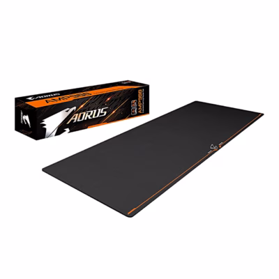 Mänguri hiirematt Gigabyte AMP900 ja selle AORUS-pakend