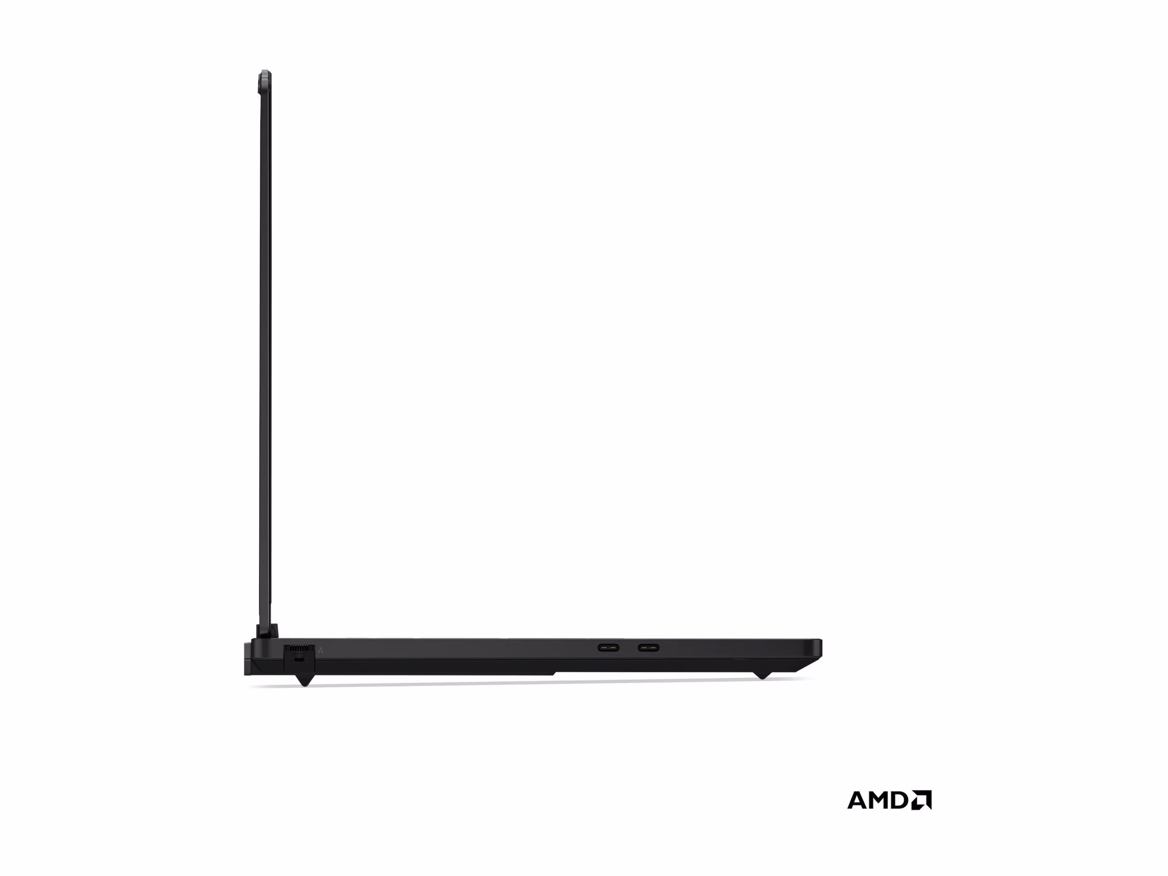 Avatud Lenovo Legion 5 15AGP11 sülearvuti õhuke profiil vasakult
