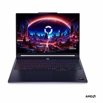 Mänguri sülearvuti Lenovo Legion 7 16AGP11 avatuna, otsevaade eest