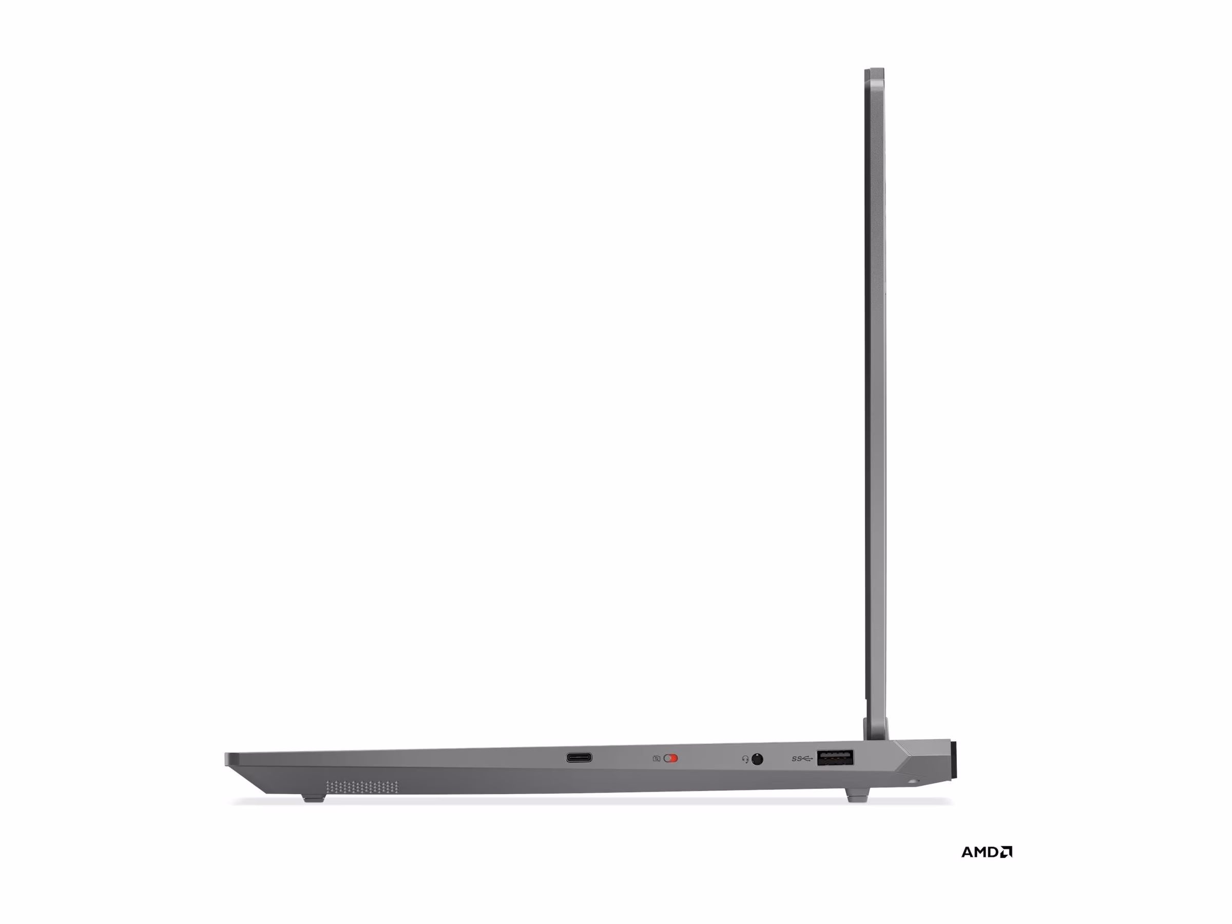 Lenovo LOQ 15AHP10 sülearvuti parem külg pordipesadega profiilis