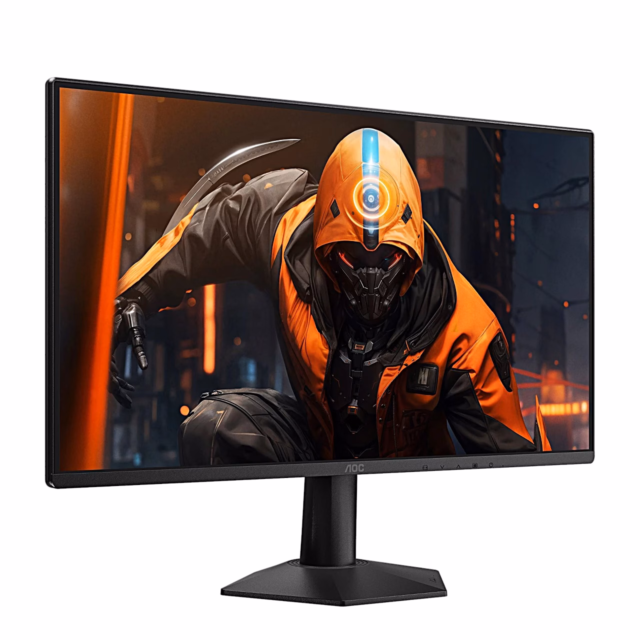 AOC 24G50F mängurimonitor otse eest, õhuke raam ja alus