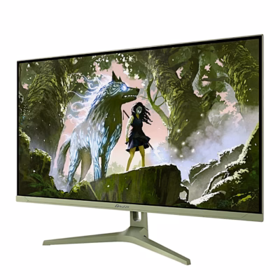 Arozzi Nova 32 monitor poolviltu paremalt, nähtav jala kuju