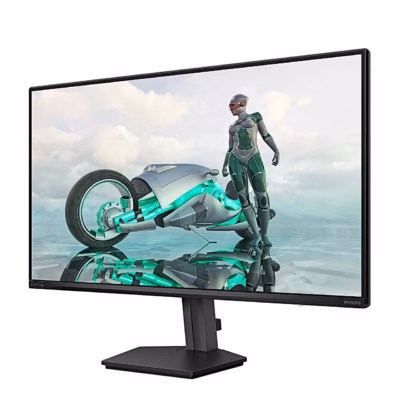 Mängurimonitor Philips Evnia 27M2N3200NF must, vaade vasakult nurga alt