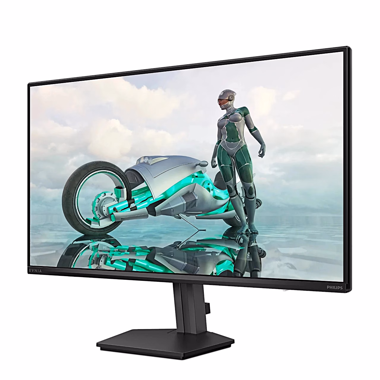 Mängurimonitor Philips Evnia 27M2N3200NF must, vaade vasakult nurga alt