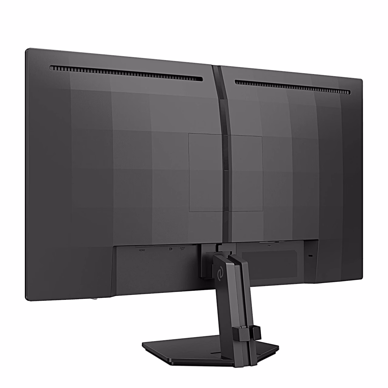 Philips Evnia 27M2N3500NF must tagakülg ja alusesammas