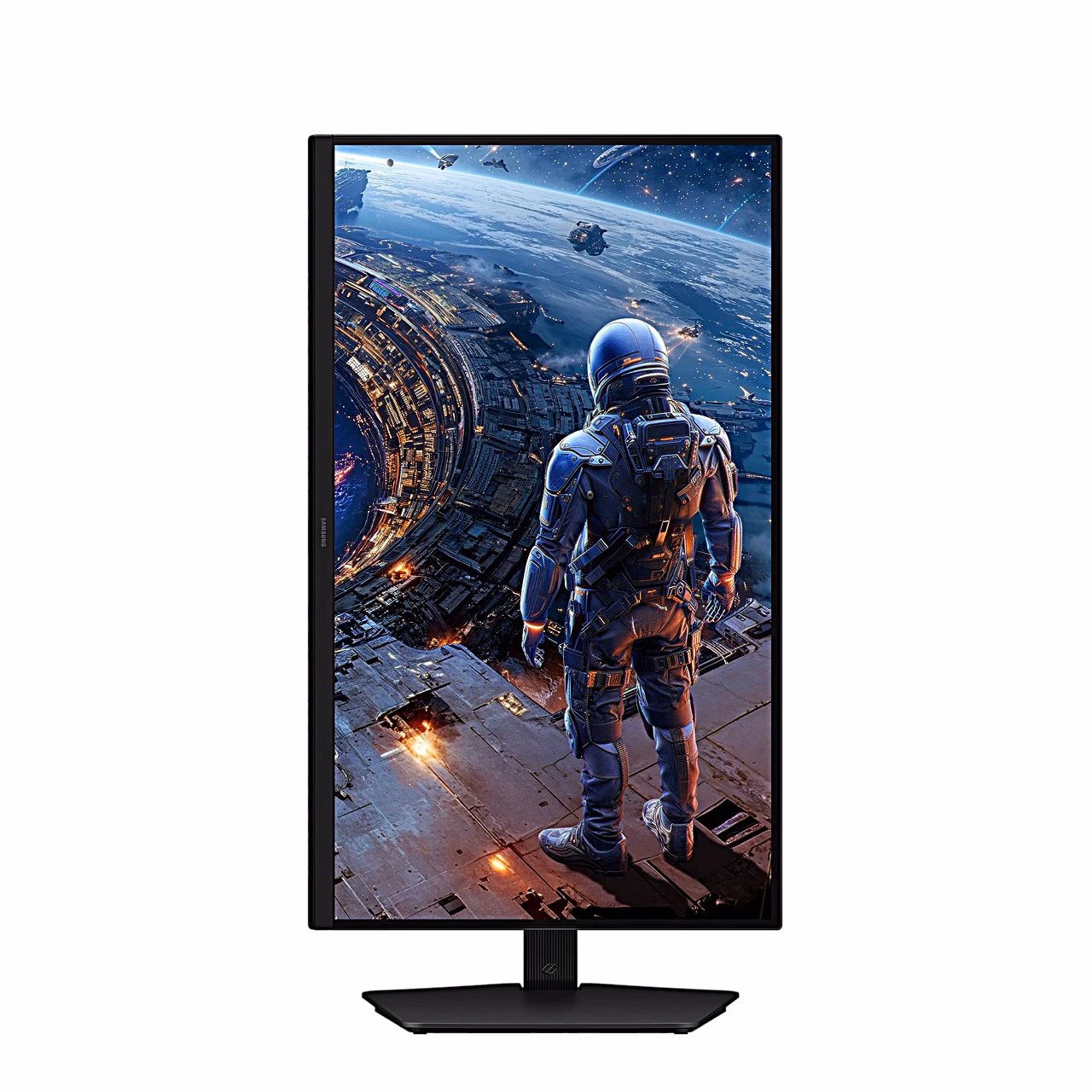 Samsung Odyssey G8 püstasendis ekraan eestvaates
