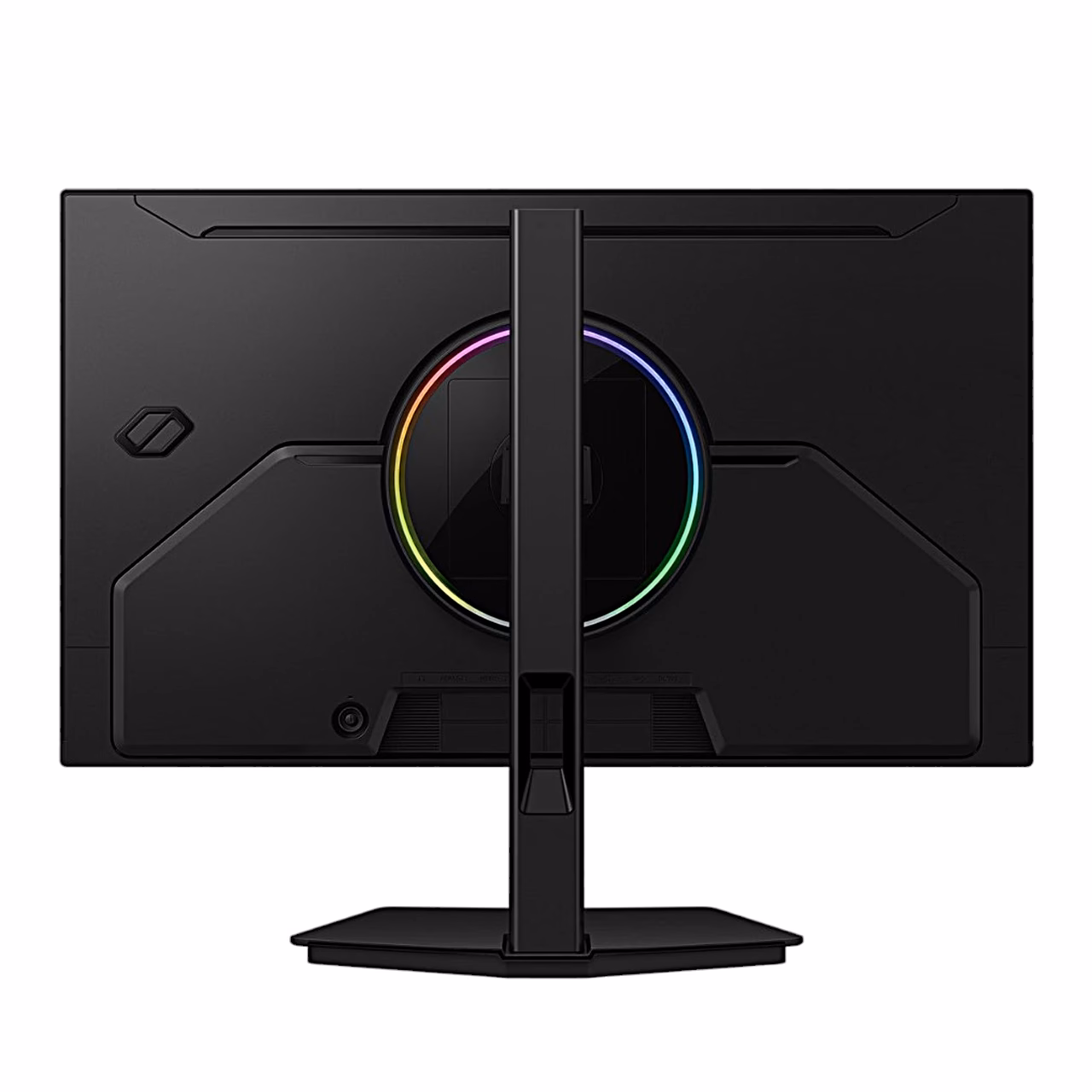 Samsung Odyssey G8 tagakülg valgusrõnga ja alusesambaga