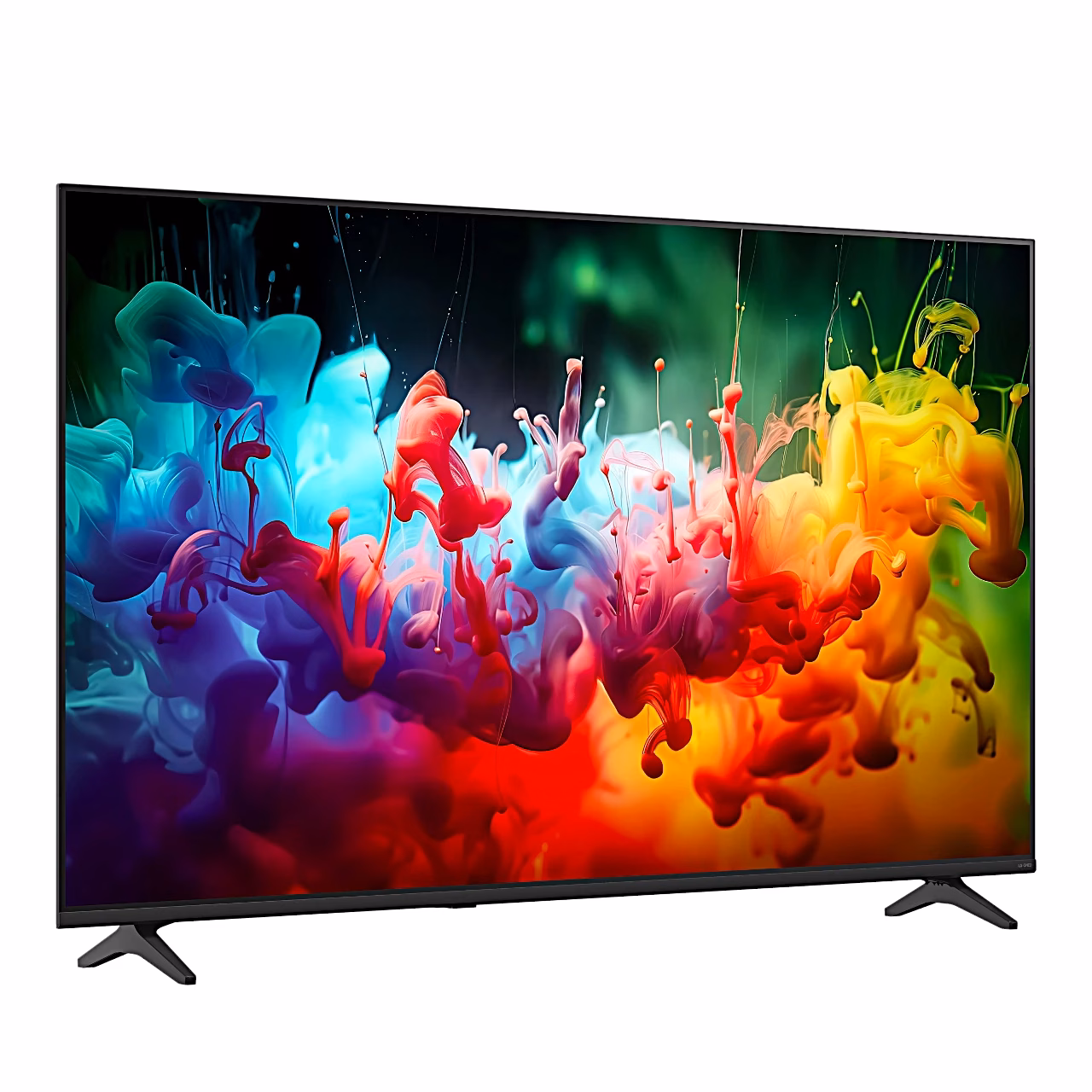 Teler LG 65QNED70B3C vasakult nurga alt, kahe jalaga