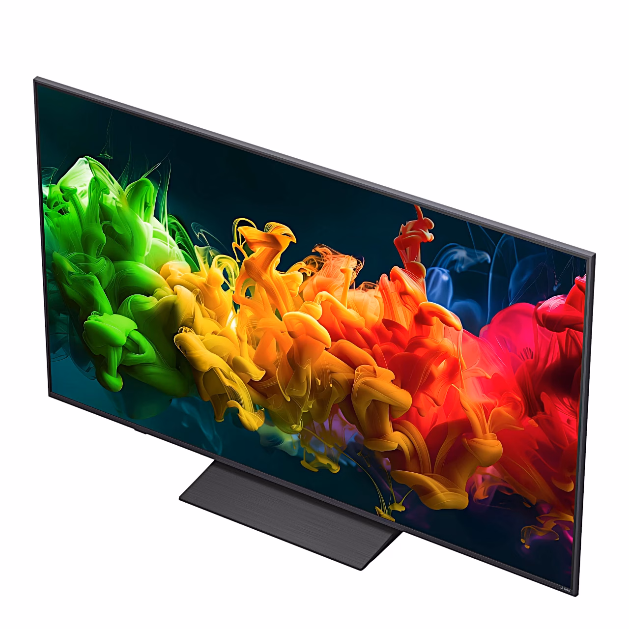 LG 65QNED8EB3B teler ülalt nurga alt koos alusega