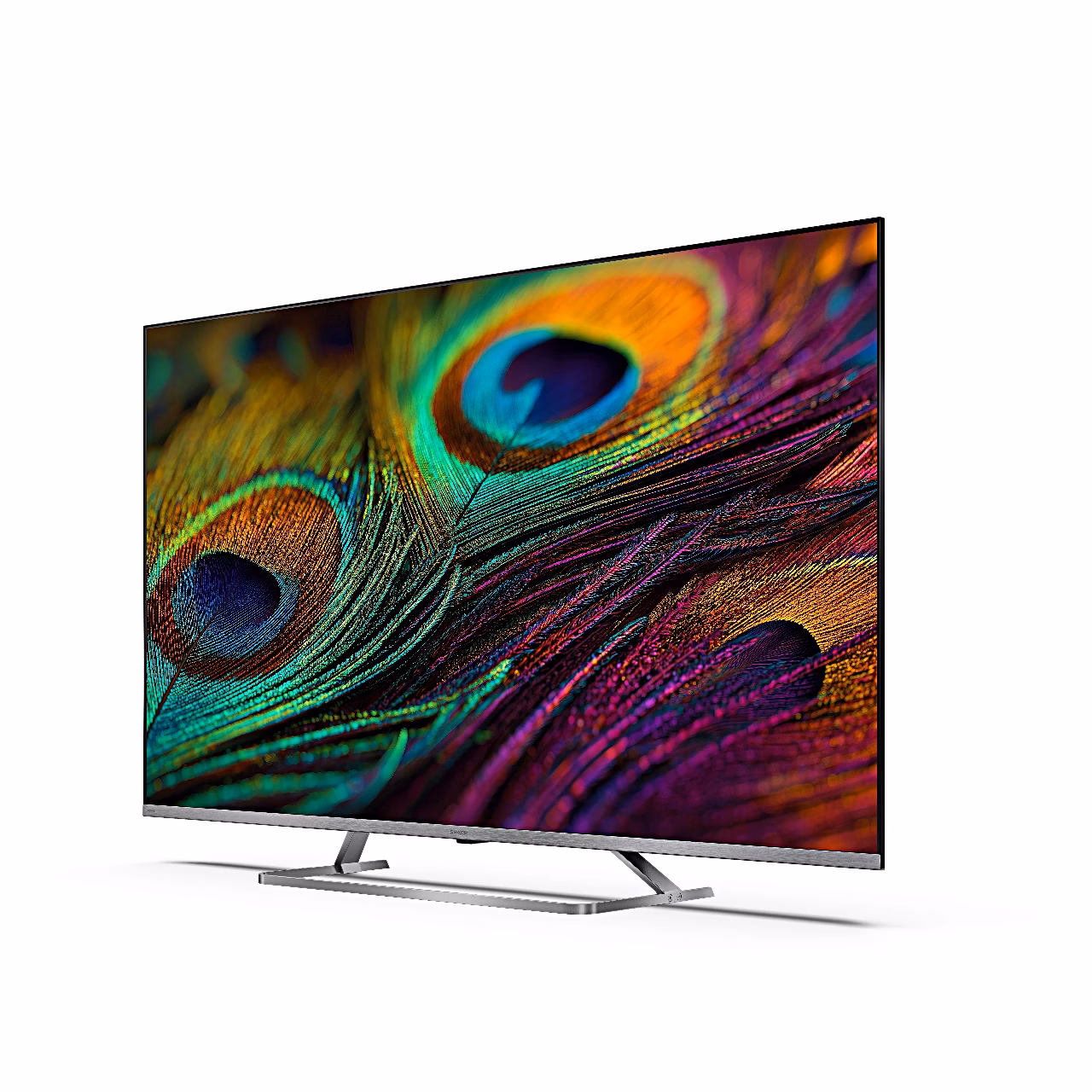 Sharp 50JP7265E teler vasakult nurga alt koos hõbedase alusega