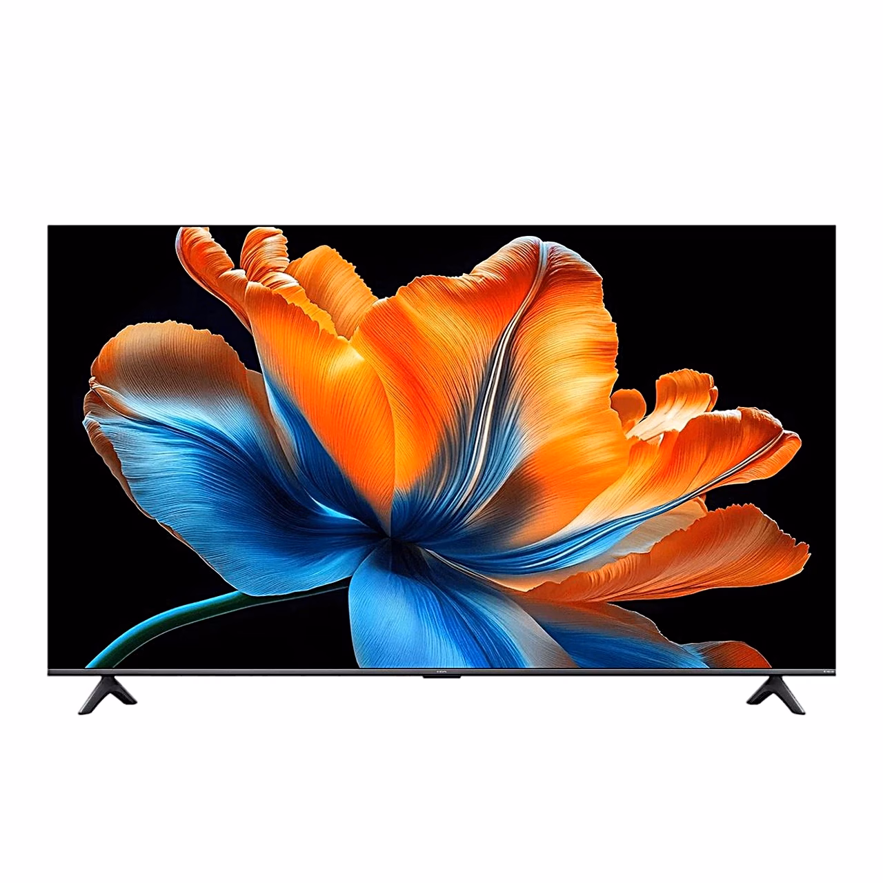 Teler Xiaomi TV S Mini LED 2026 eestvaates, kaks alusejalga