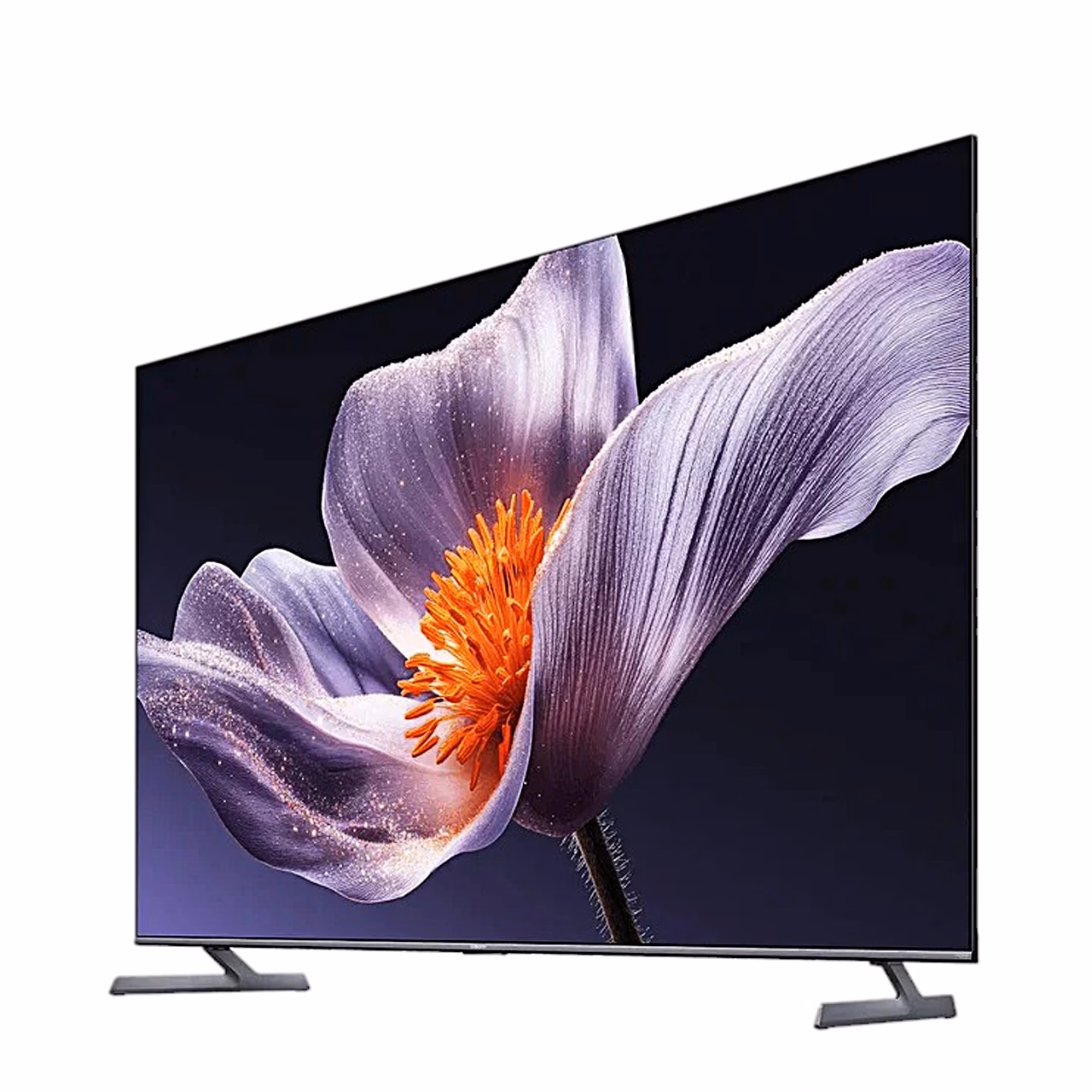Smart TV Xiaomi TV S Mini LED 2026 nurga alt, ekraanil lilleõis