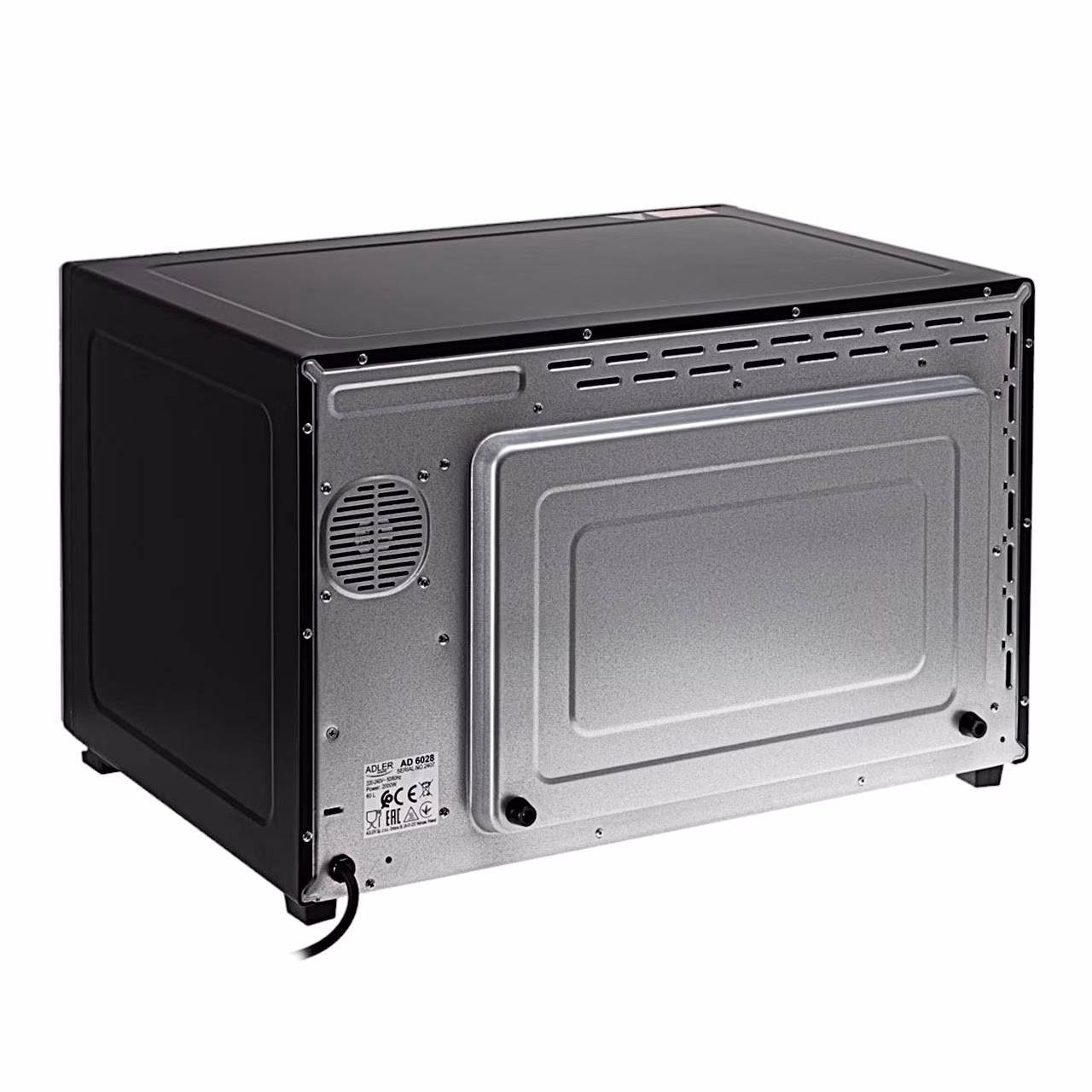Miniahi Adler AD 6028, 60 l, 2000 W, pöördvardaga, must