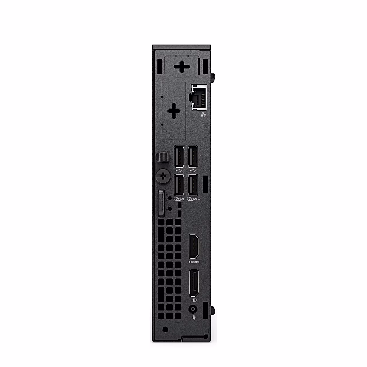 Dell Pro Micro QCM1250 tagapaneel HDMI-, DisplayPort-, USB- ja võrgupordiga