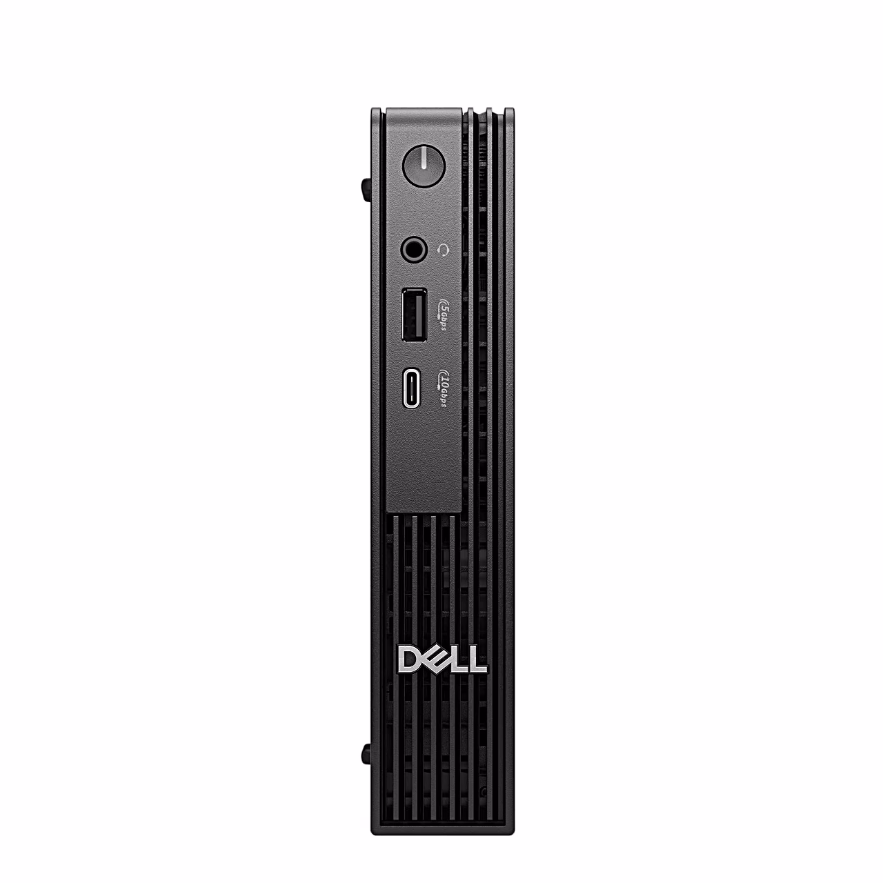Dell Pro Micro QCM1255 esipaneel toitenupu, kombopesa ja USB-portidega