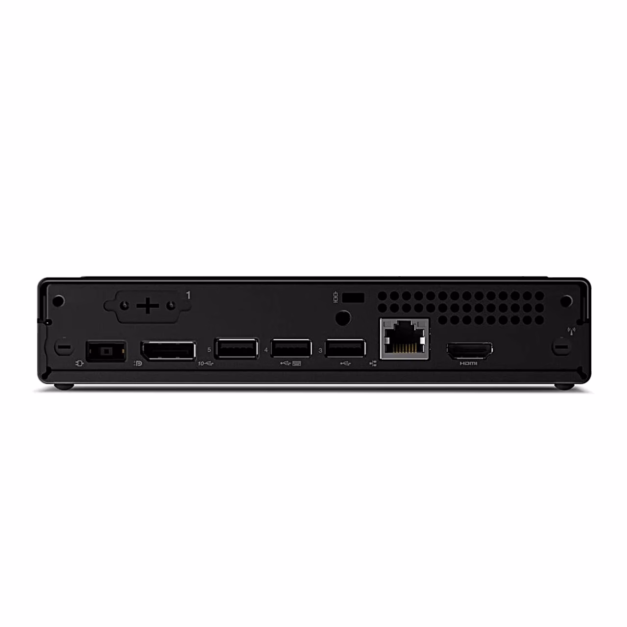 Lenovo V105q tagakülg DisplayPorti, USB, võrgu- ja HDMI-pesaga
