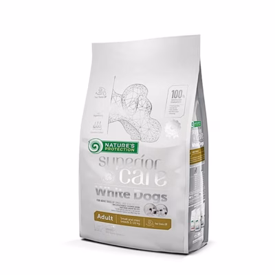 Nature's Protection Superior Care White Dogs Grain Free Lamb 4 kg kuivtoit väikestele täiskasvanud koertele