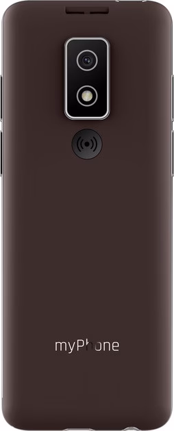 myPhone Bueno LTE Praline Collection pruun tagakülg kaamera ja LED-tulega