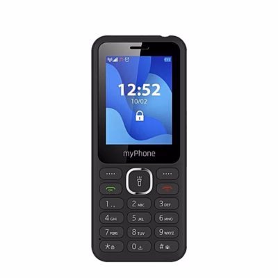 Must nuputelefon myPhone 6320 eestvaates ekraani ja klaviatuuriga