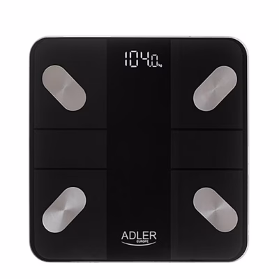 Nutikas vannitoakaal Adler AD 8186, Bluetooth 4.2, max 180 kg, must