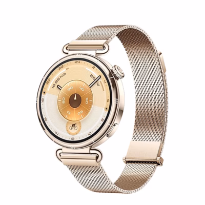 Nutikell HUAWEI WATCH GT 6 41 mm kuldse Milano stiilis rihmaga nurga alt