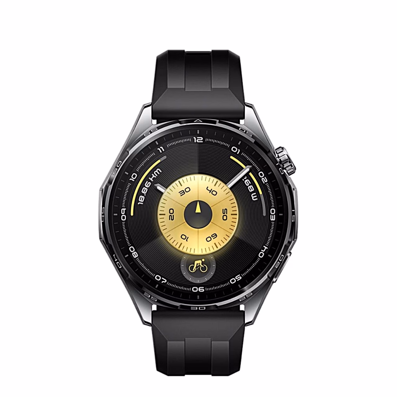 HUAWEI WATCH GT 6 46 mm eestvaates, terasest korpus ja must rihm