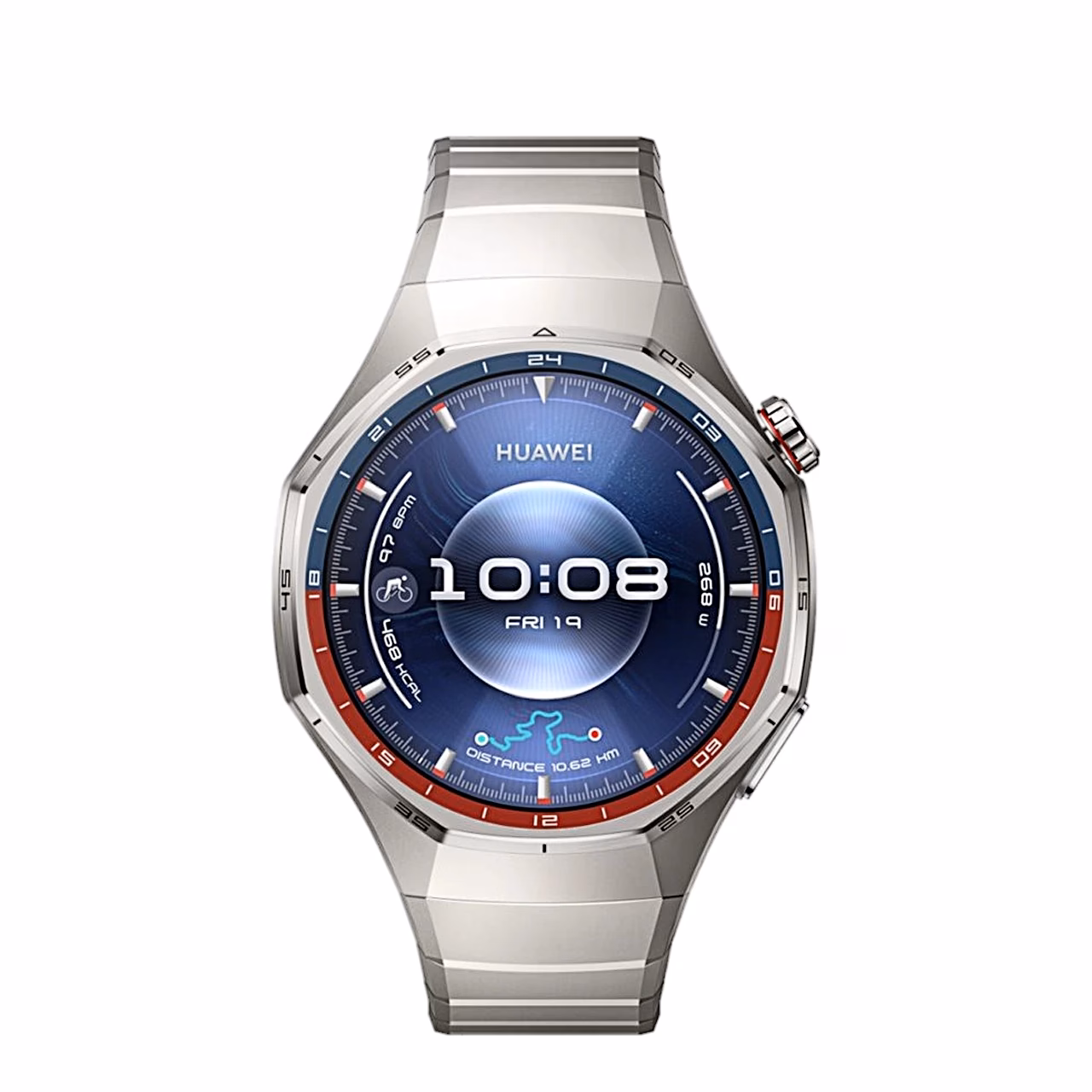 HUAWEI WATCH GT 6 Pro 46 mm eestvaates, sinine sihverplaat ja hõbedane korpus