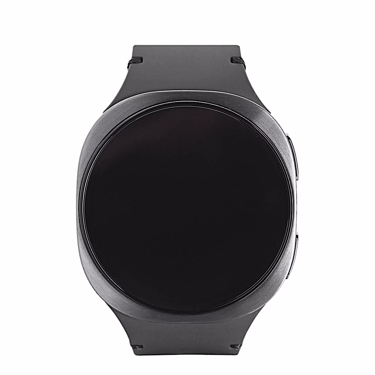 Nutikell Samsung Galaxy Watch8 LTE otse eest, kustunud ümmargune ekraan ja nupud