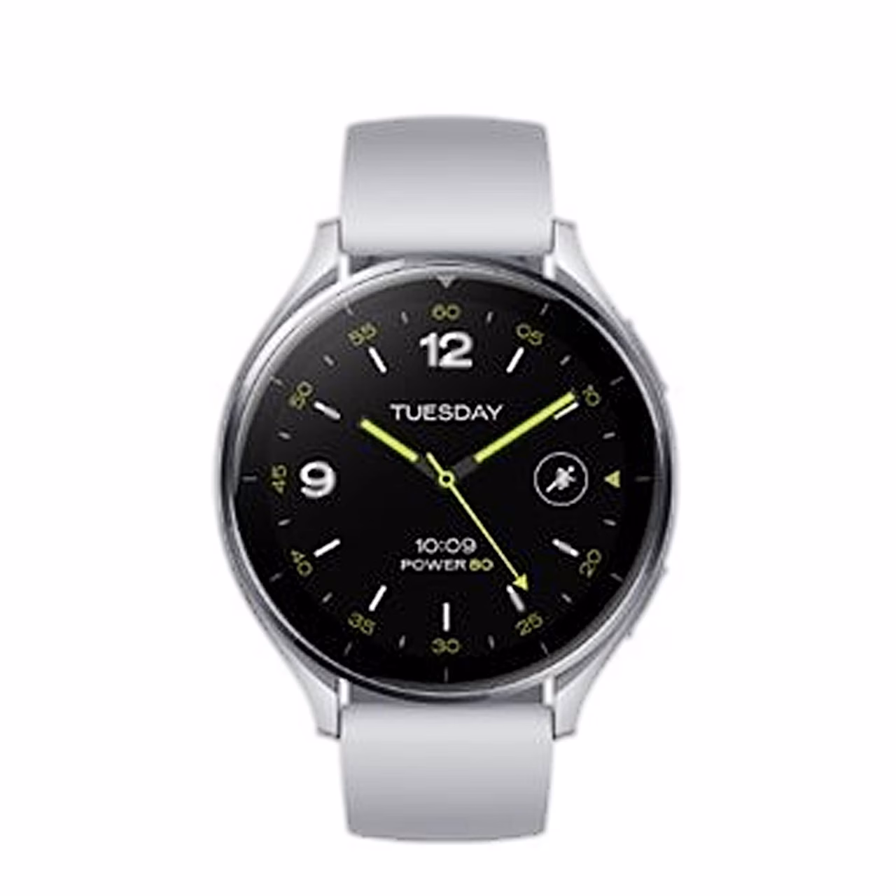 Xiaomi Watch 2 nutikell otse eest, ekraanil analoogkellanägu