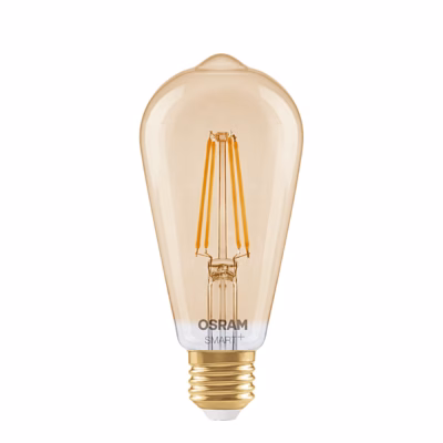Kuldse klaasiga Osram Classic Edison 53 Gold nutipirn E27 soklil