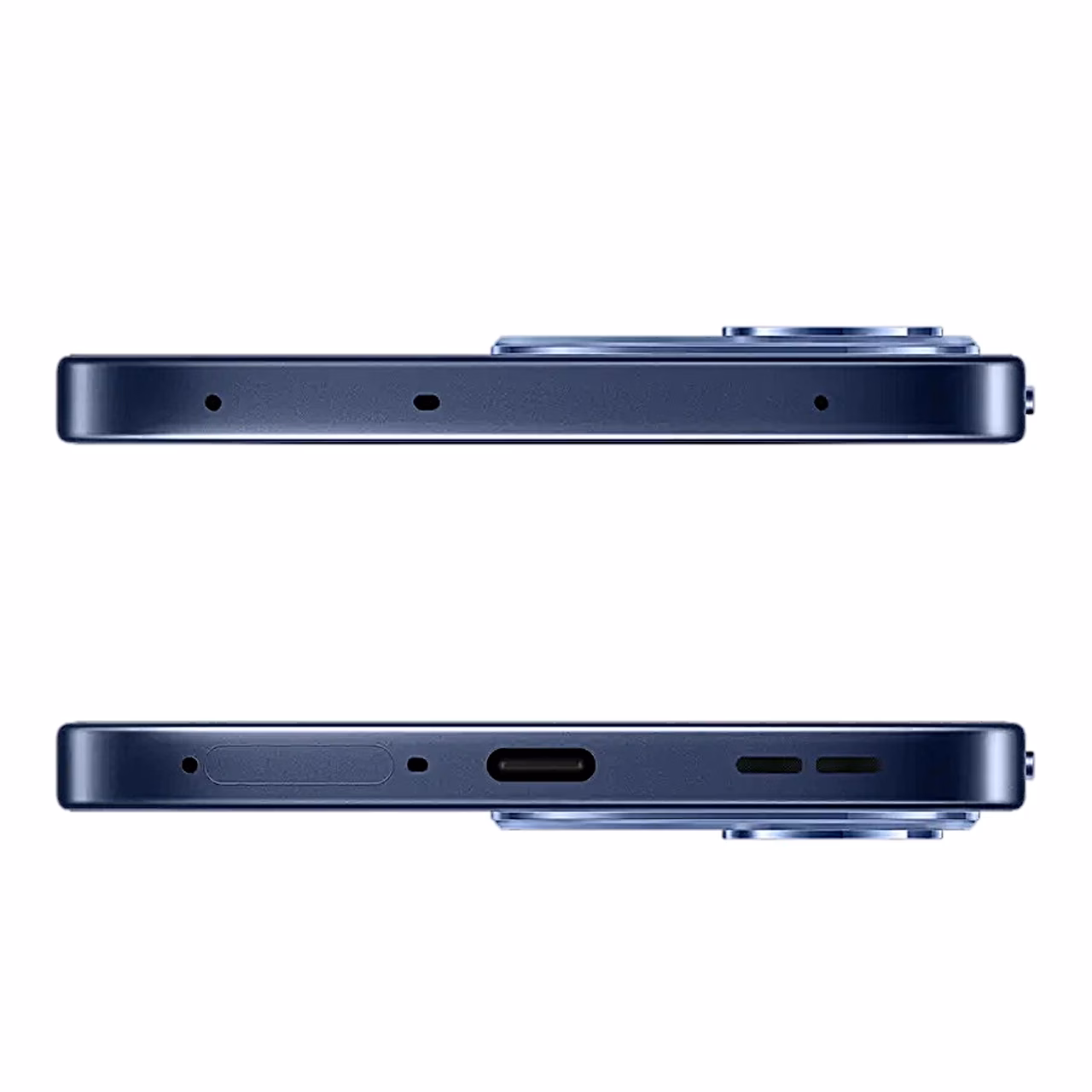 OPPO Reno15 FS 5G nutitelefoni ülaserv ning alaserv USB-C pesa ja kõlariga