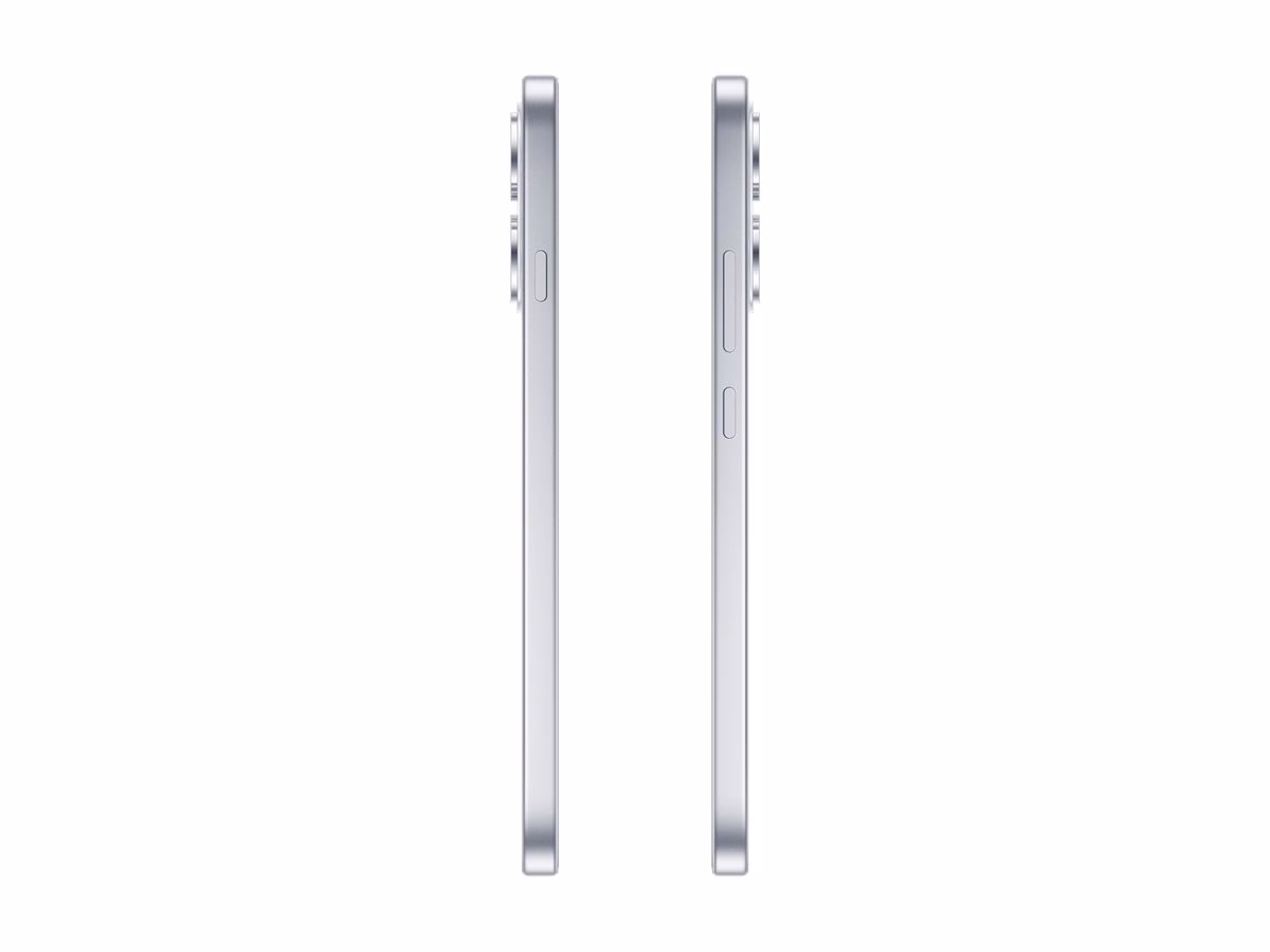 Nutitelefoni OPPO Reno16 FS 5G küljed helitugevuse ja toitenupuga