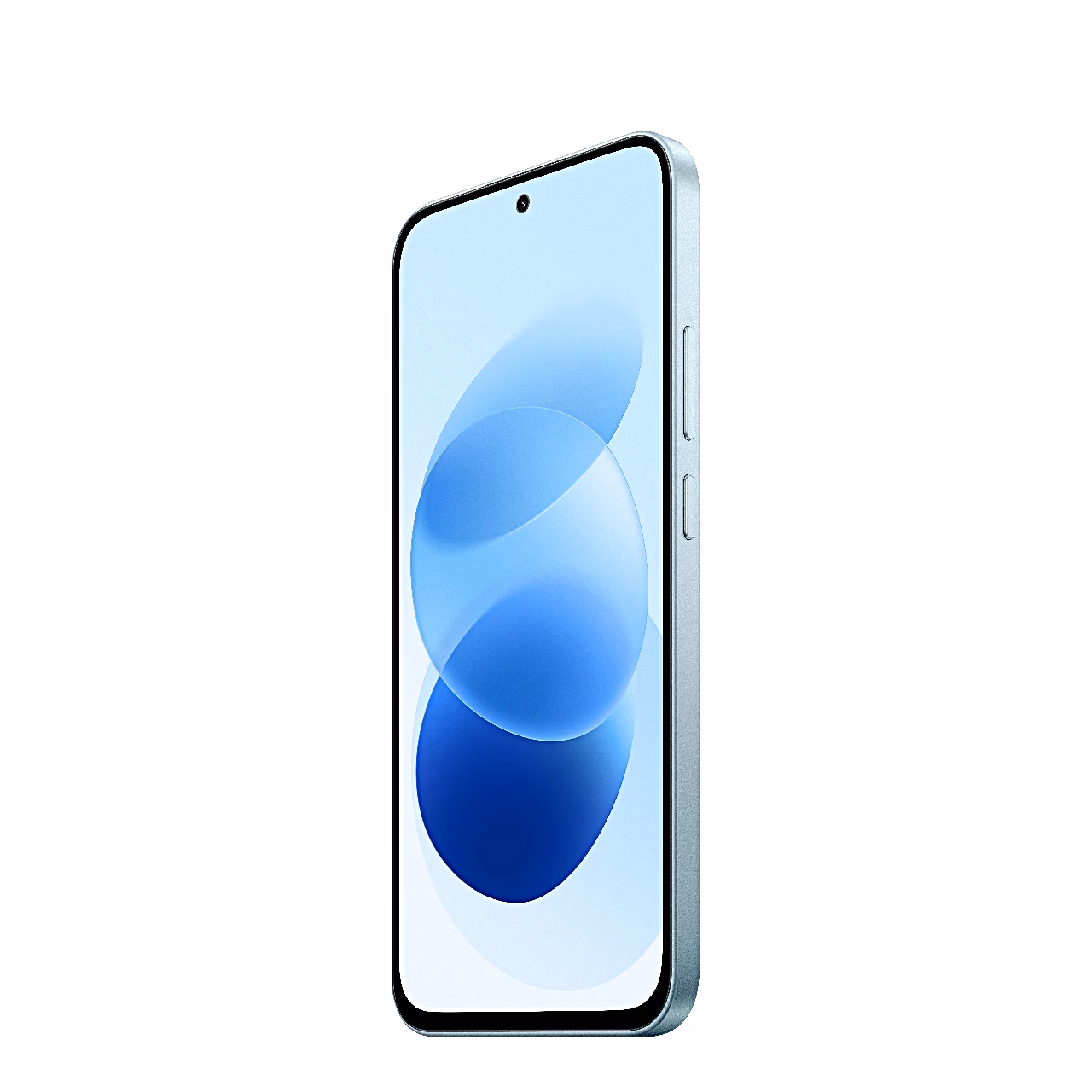 Redmi Note 17 nutitelefoni ekraan ja külgnupud nurga alt