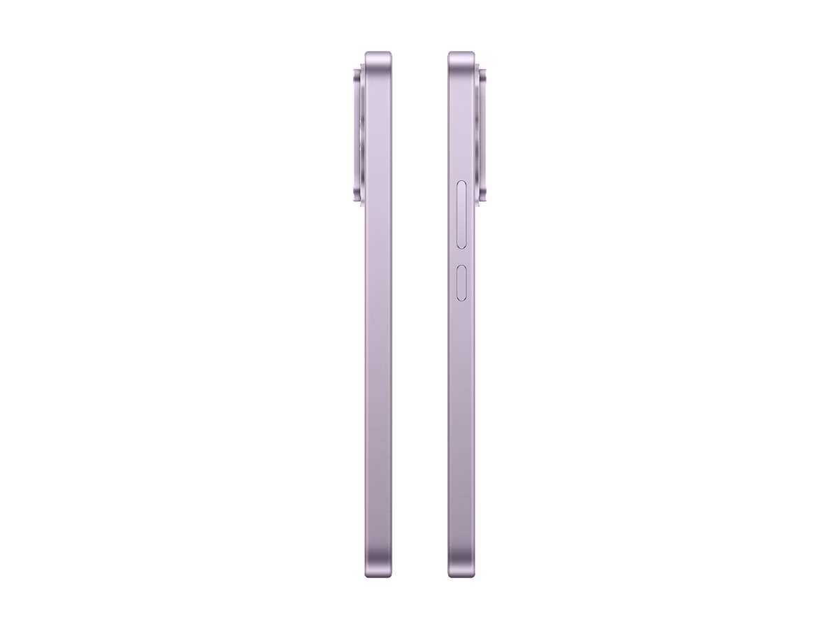 Lilla Xiaomi Redmi Note 17 Pro mõlemad küljed profiilis